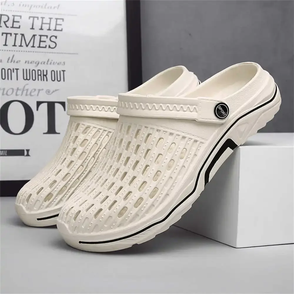 Hospital Oversize Men\'s Boys Sandals Summer Chinese Slippers Shoes Tenis Flat Sneakers Sport Foot-wear Genuine Brand