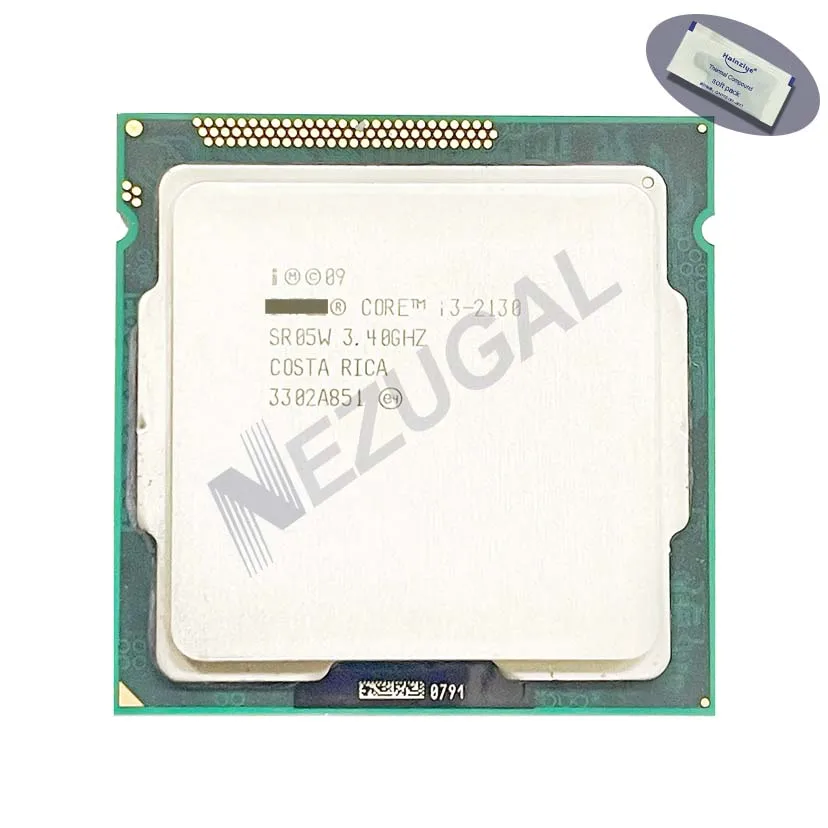

I3-2130 I3 2130 SR05W 3,4 Ghz двухъядерный 3M 65W LGA1155 процессор
