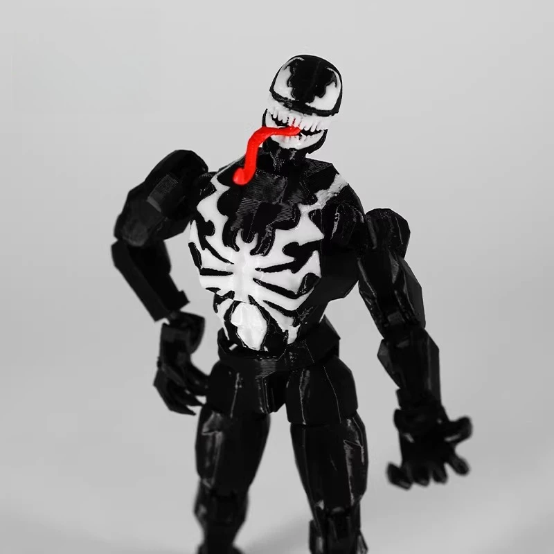 

3D Printed Spiderman Venom Marvel Legends Superheros Toys Action Figures Anime Multi-Jointed Shapeshift Mannequin Model Gifts
