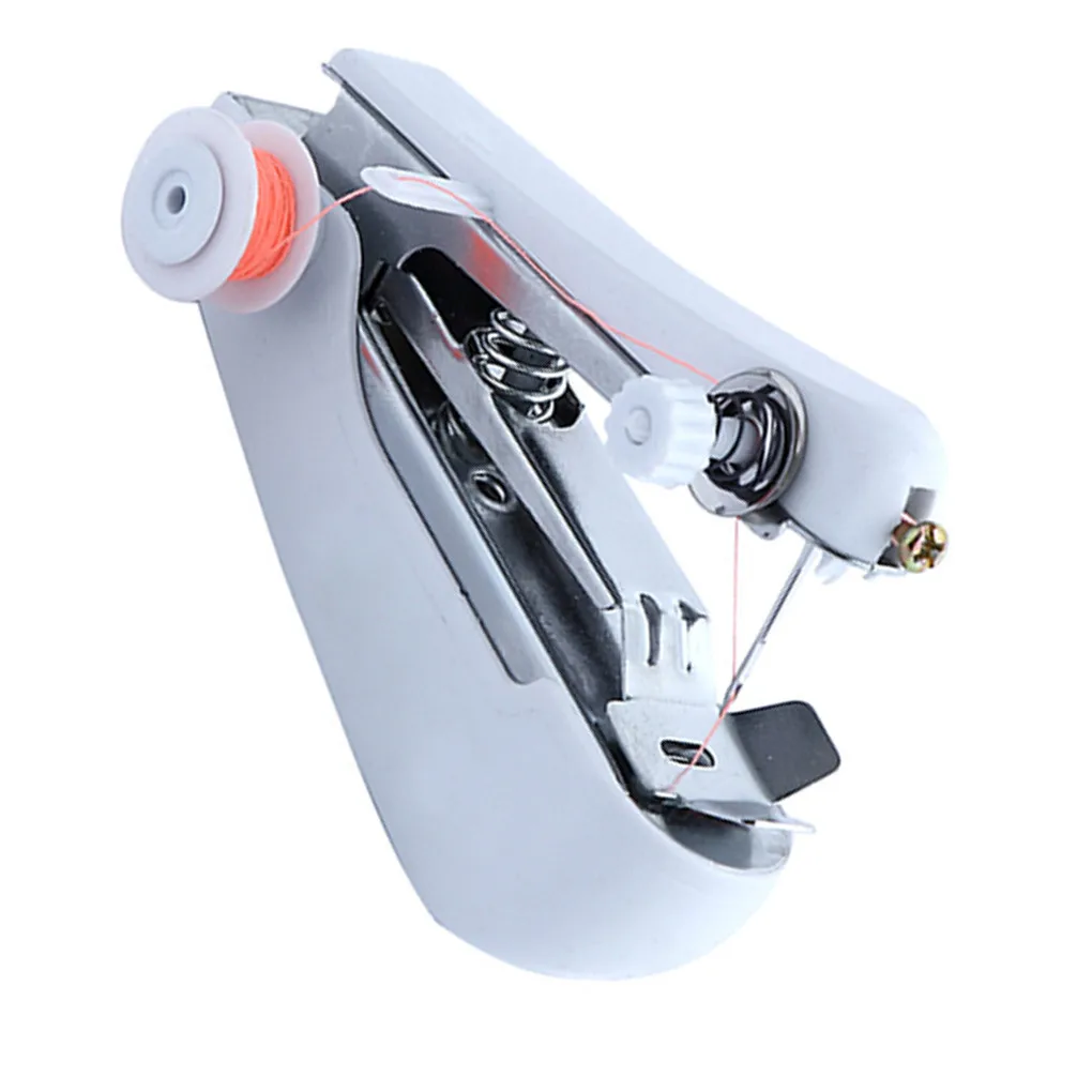 Mini Handheld Manual Sewing Machine Multi-functional Portable Household Cordless Stitching Machine Color Random