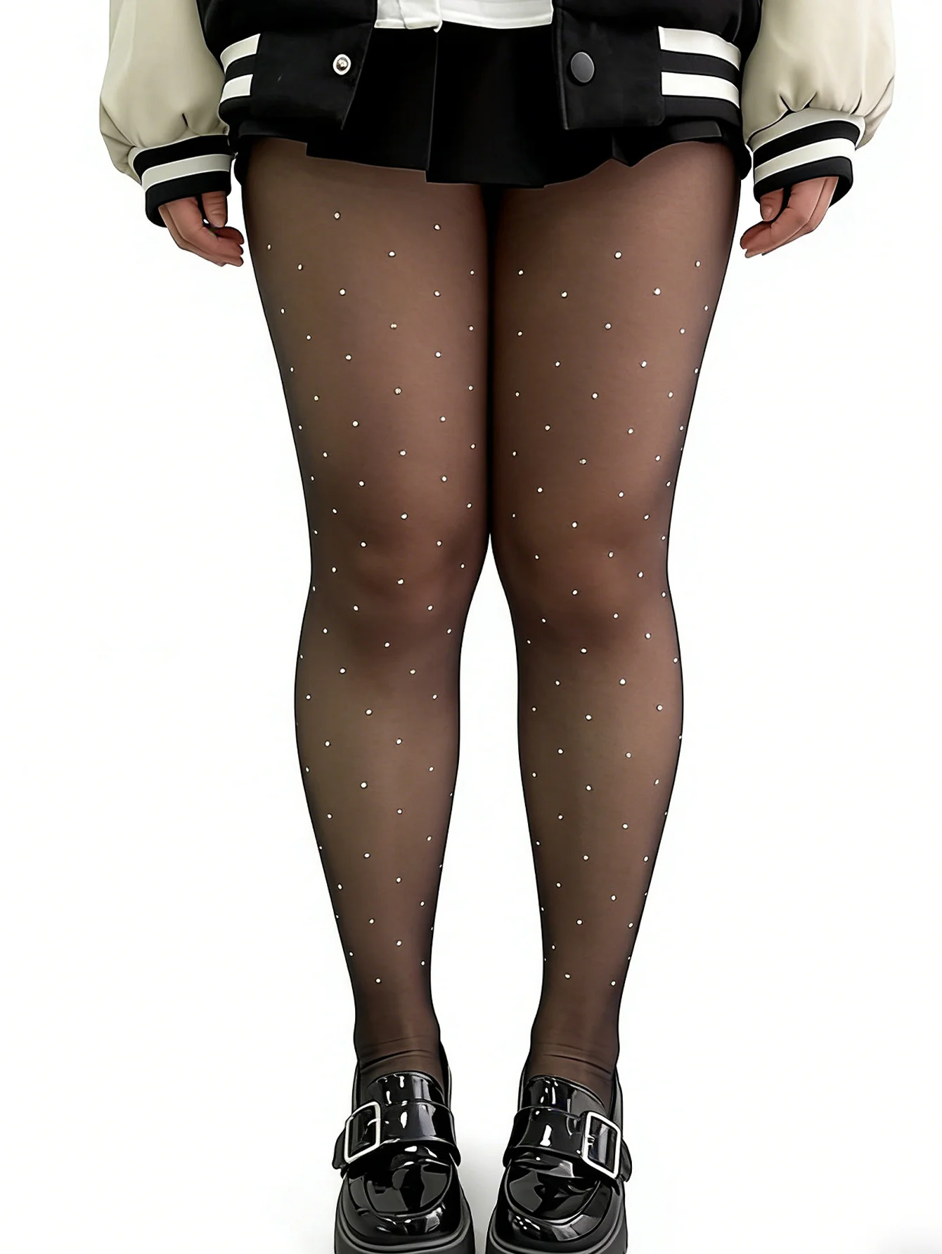 

1 шт., черные колготки со звездным небом и бриллиантами, эксклюзивные черные колготки на День святого Валентина со звездами и сверкающими бриллиантами, высокоэластичные облегающие колготки