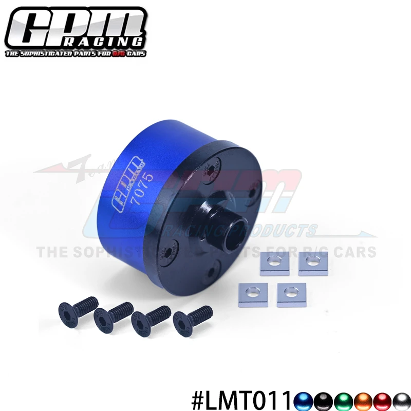 

GPM Medium Carbon Steel+Aluminium 7075 Front/Middle/Rear Diff Case For LOSI LMT