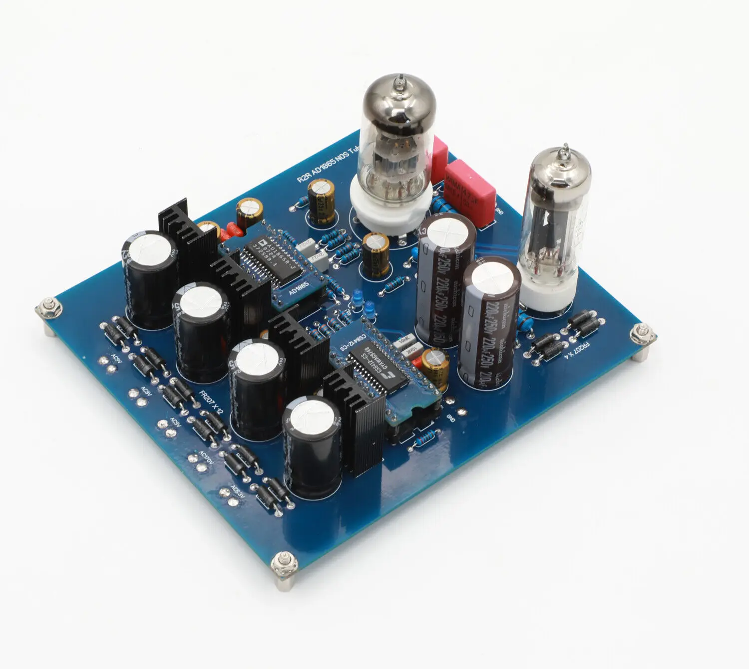 R2R Architecture AD1865 NOS Tube DAC Board mit 6N11 + 6Z4 Tuben – Detail 3