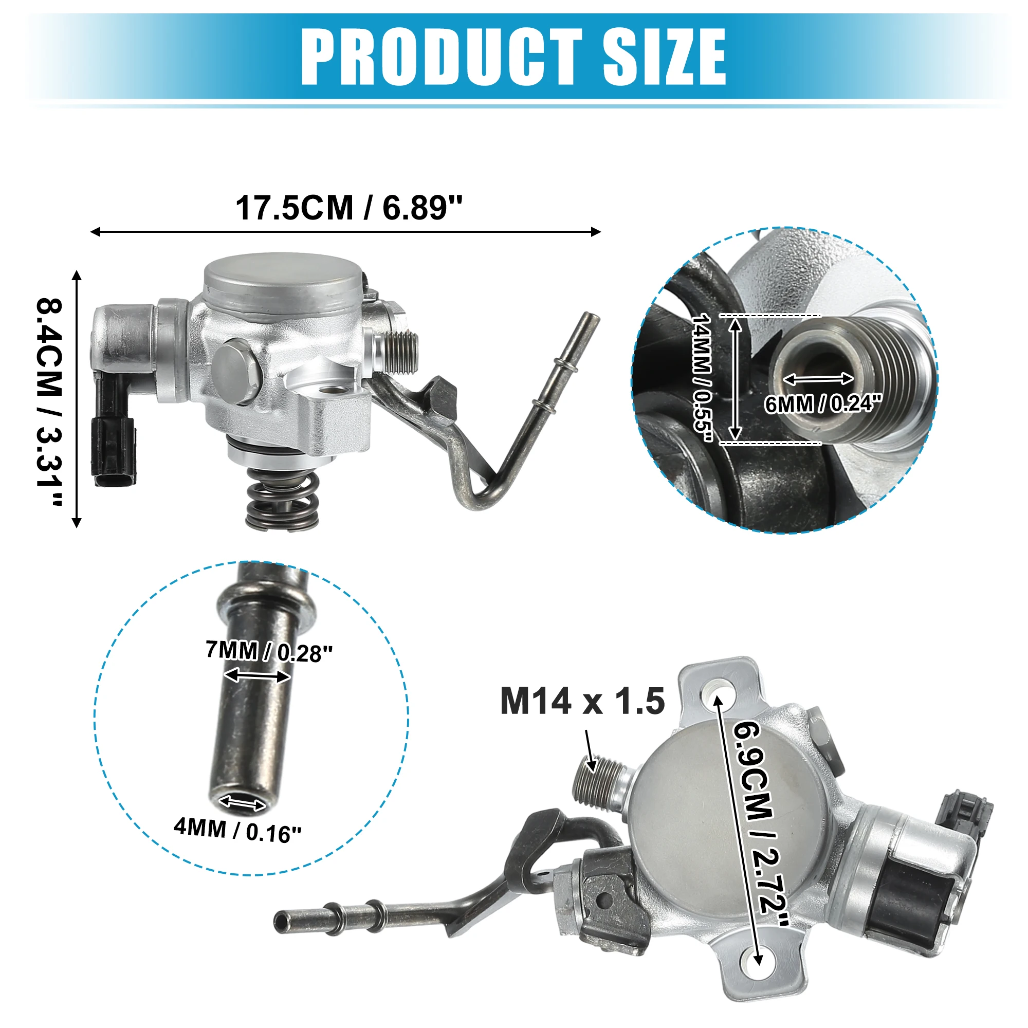 UXCELL استبدال مضخة وقود السيارة لهوندا أكورد 2015-2017 رقم 16790-5LA-A01