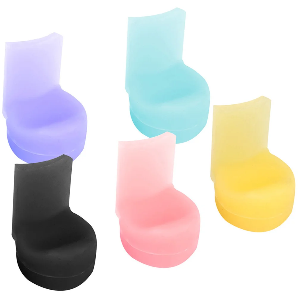 

5 Pcs Finger Pad Clarinet Rest Cushion Instrument Supplies 280X200X200CM Silica Gel