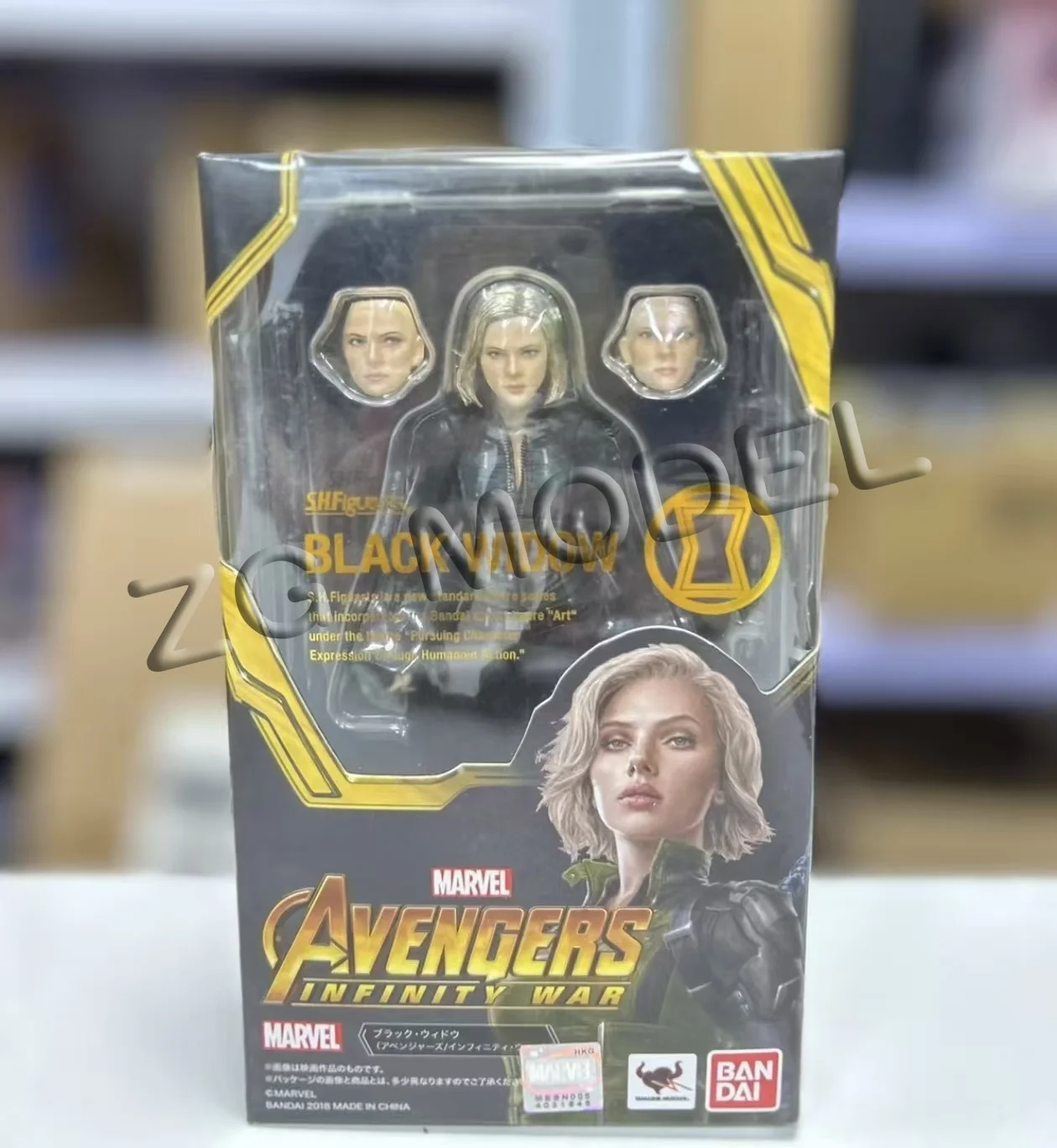 

Bandai Genuine Shf Marvel Black Widow Infinity War Movable Figure Model Gift Collection Toy