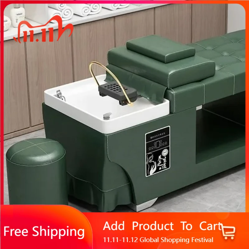 

Luxury Shampoo Chair Stylist Hair Acrylic Head Basin Spa Barber Washbasin Chair Backwash Makeup Women Cadeira Unique Furniture
