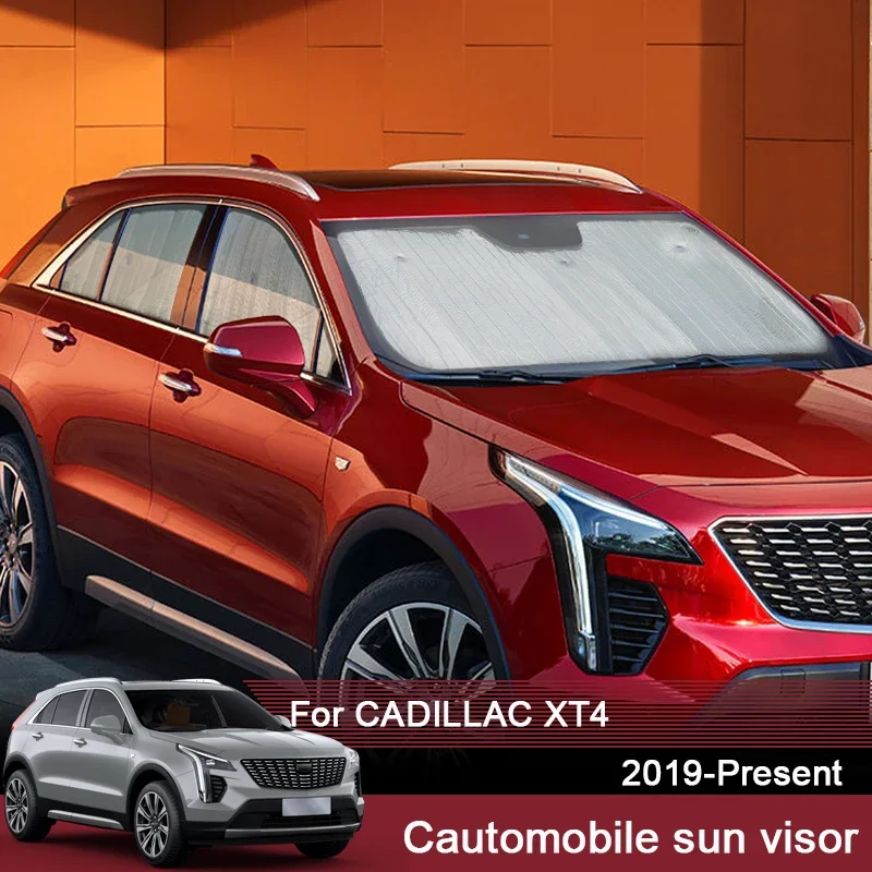 

Автомобильные солнцезащитные козырьки, защита от ультрафиолета для Cadillac XT4 2019-2025, оконная занавеска, солнцезащитный козырек, внутренние аксессуары для лобового стекла