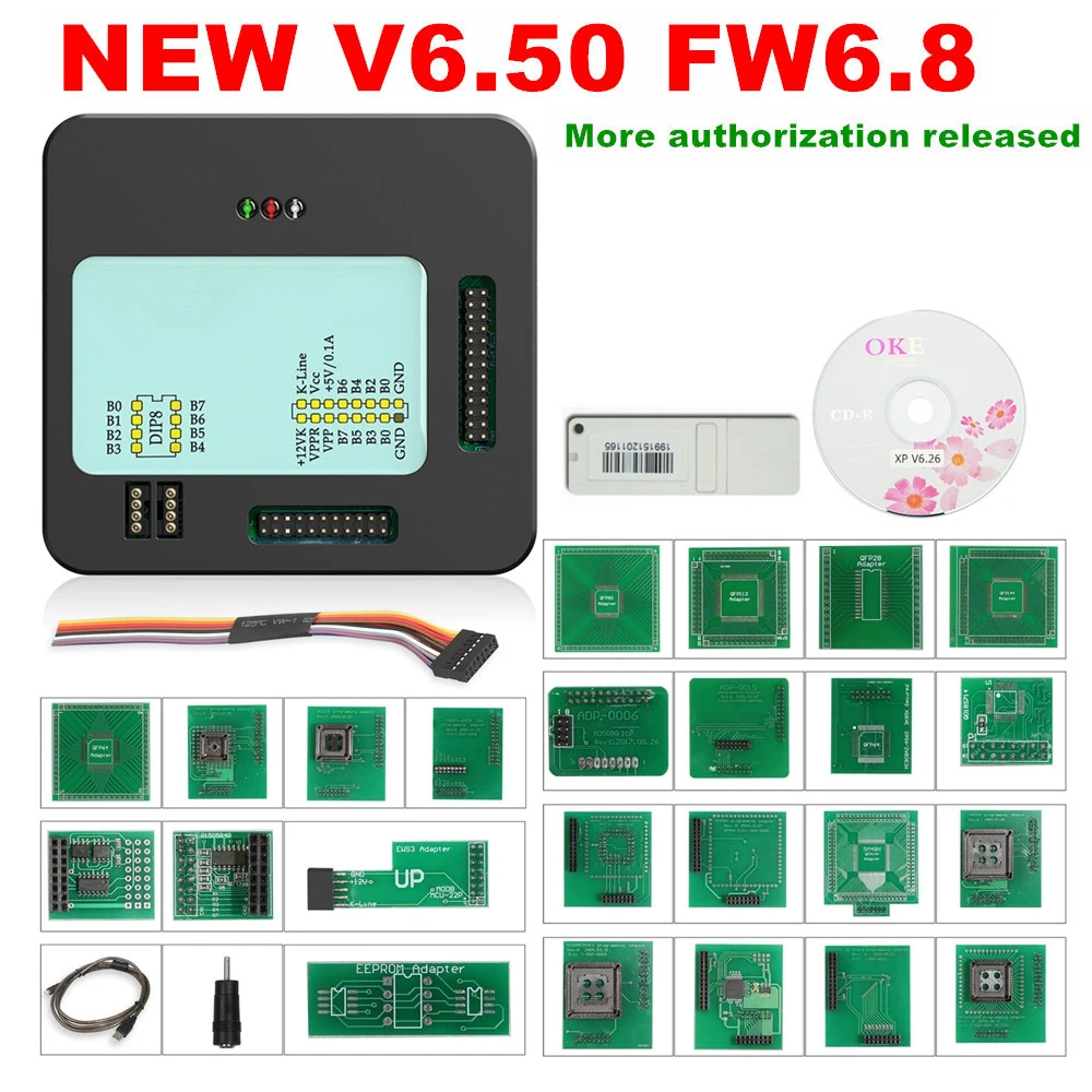 V6.50 XProg M X-prog ECU Chip Tuning Programmer Tool X PROG M with Full Adapters Auto ECU Programmer Add More Authorization