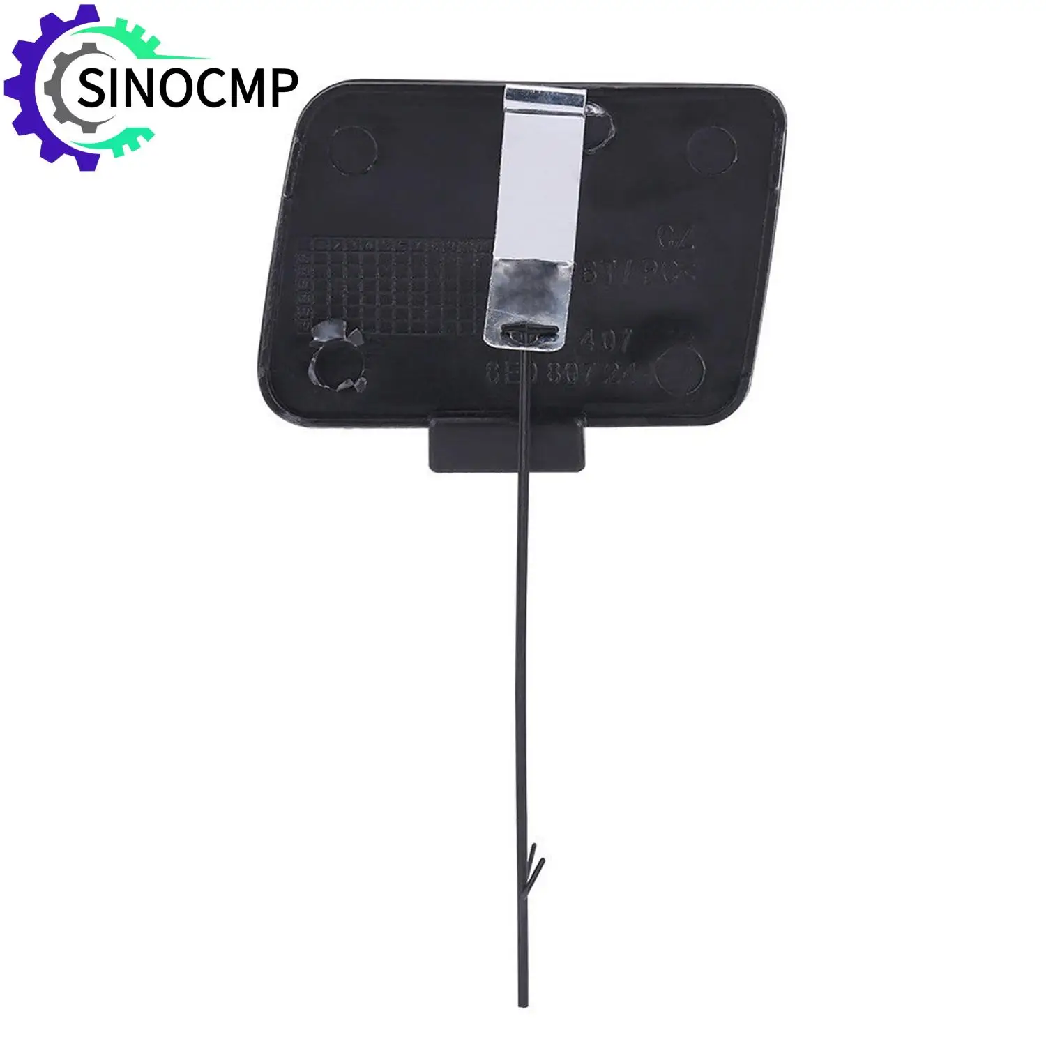 8E0807241 المصد الأمامي سبويلر سحب العين هوك غطاء لأودي A4 B6 2001-2005 قطع غيار السيارات استبدال المفسد غطاء مقطورة #1