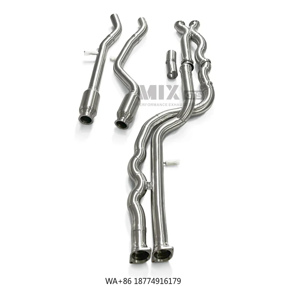 

For M3/4 F80 F82 F83 S55 3.0TDeleville Exhaust Pipes Equal Length Mid Pipe 304 Stainless Steel Automotive Exhaust System