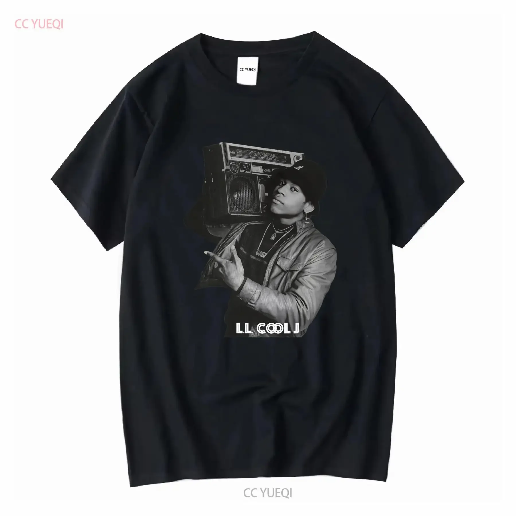 L Cool J Inspired Retro T Shirt long or short sleeves vintage Washed Comfortable fashion streetwear Slightly Stylish