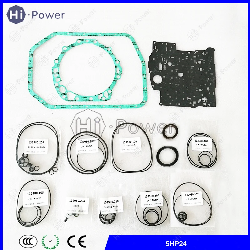 

5HP24 5HP-24 Auto Transmission Clutch Rebuild Repair Kit Gasket Oil Seal for BMW 5/7 SERIES X5 Gearbox Overhaul kit Seal Kit