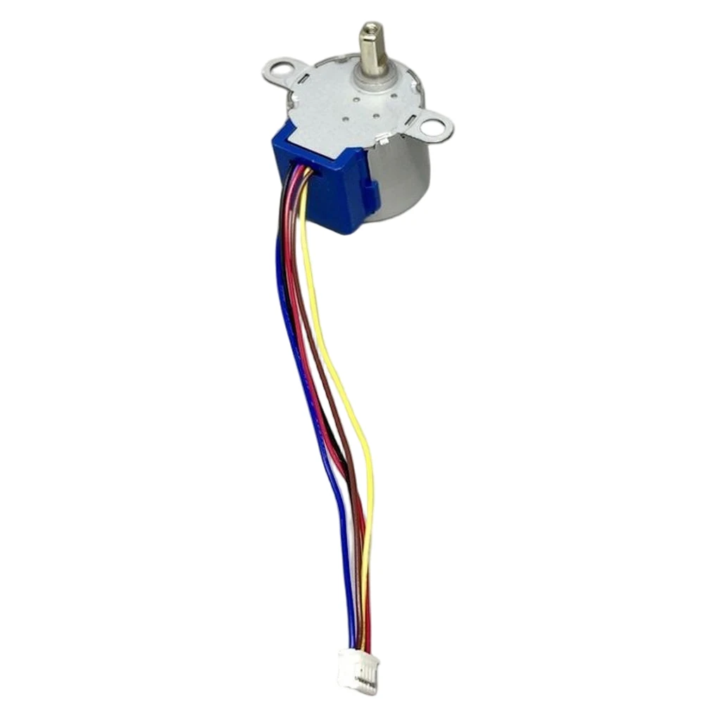 24BYJ48 5V DC Stepper Reduction Motor 1:64 Gear Ratio 4-Phase 5-Wire Fan Swing Head Motor 8.6mm Shaft Length DC Motor