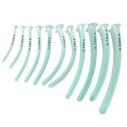 3.0-8.5mm Medical Nasopharyngeal Airway 4pcs/8pcs/11pcs/12pcs Disposable Nasal Airway Emergency Respiratory Gas Guide Tube