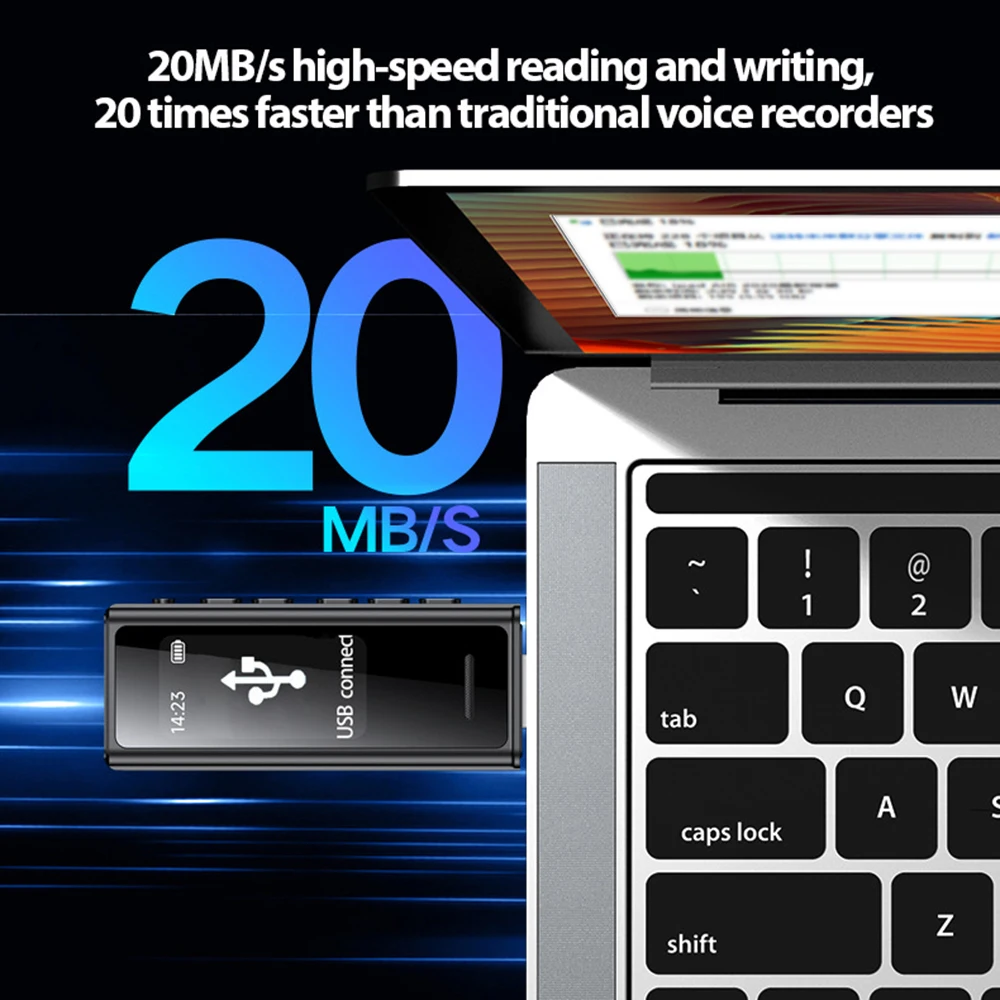 جيب صغير صوت المنشط مسجل محرك فلاش USB 8-128 جيجابايت مشغل موسيقى MP3 المهنية إلغاء الضوضاء الصوت الرقمي ريكو