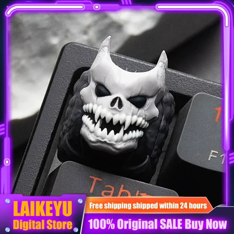 Monster No. 8 Theme Cherry Profile Mechanical Keyboard Keycaps 3D Anime Gaming Cartoon Cross Shaft Cute Gift for Geeks