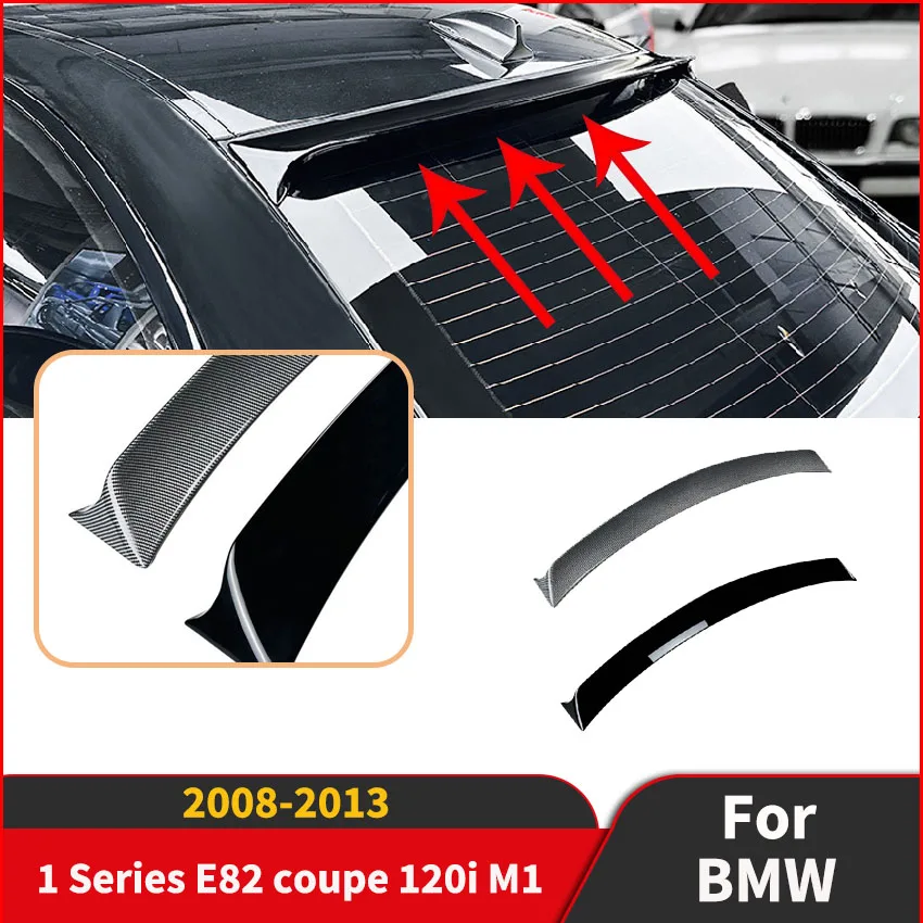 

For BMW 1 Series E82 Coupe 120i M1 2008 2009 2010 2011 2012 2013 Rear Trunk Lid Roof Spoiler Wing Car Upper Lip Bodykits Guard