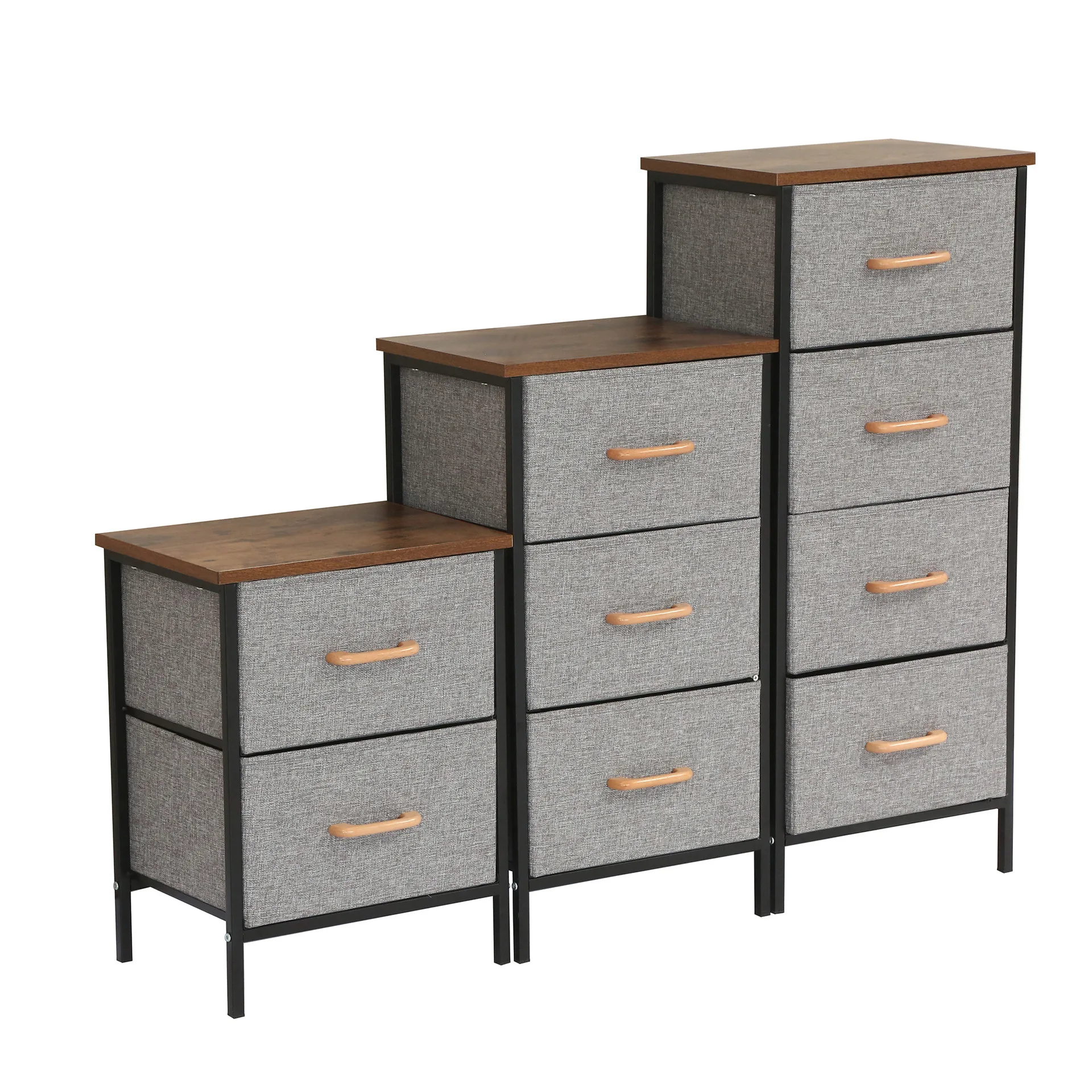 

2026 Fabric Drawer Cabinet, Bedroom Nightstand, Living Room Storage Cabinet, Home Furniture Organizer, Floor Storage Cabinet