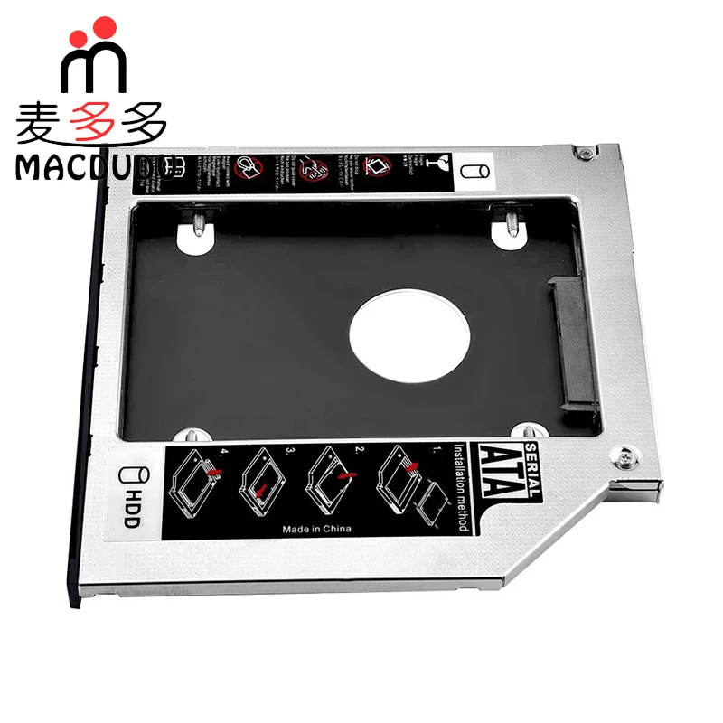 NEW SATA 2ND Hard Disk Drive SSD HDD Caddy/Adapter for MacBook Pro A1278 A1286 A1297 2.5