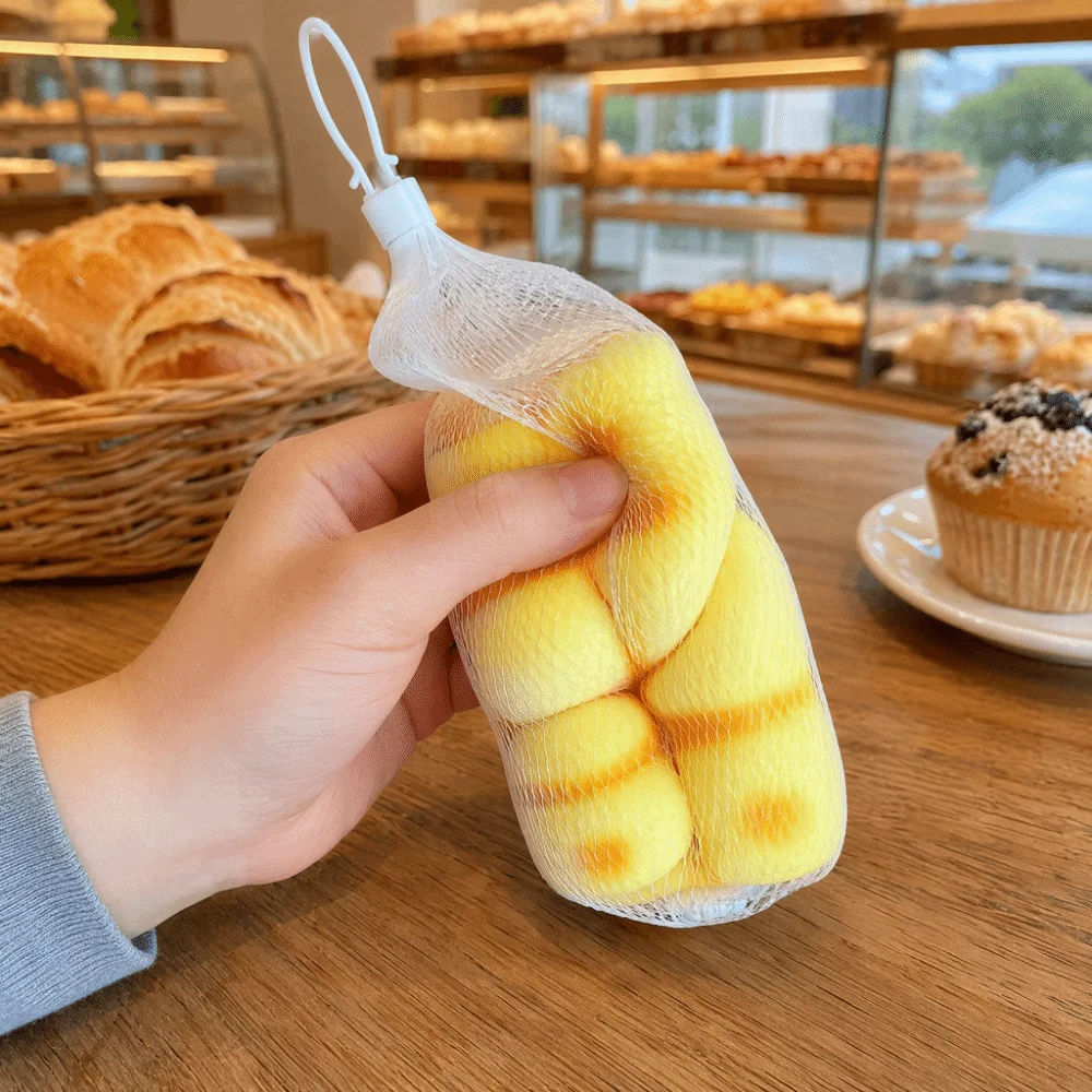 Release Hand Soft Bread Squeeze Toy Relax Gift Sensory Abdominal Muscles Bread Squeezing Toy Stretch Elastic