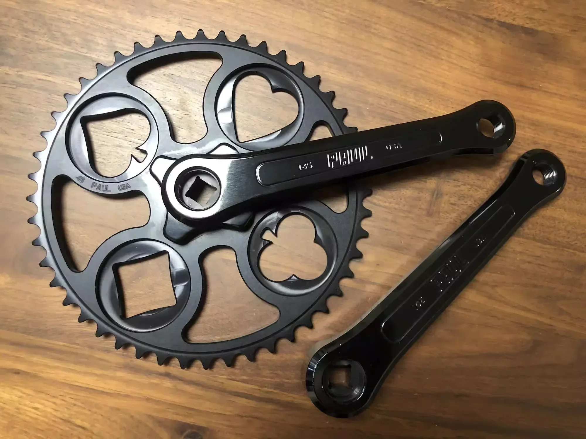 PAUL Poker Cranks Return to the ancients Chainrings 46T Limited and out of print