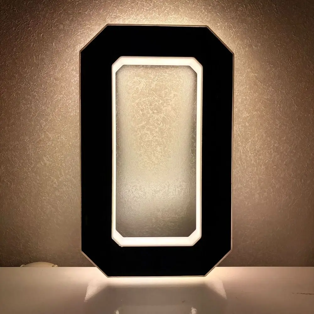 Waterproof Solar Lighted House Numbers Light No Wiring 6.7IN Solar Digital Doorplate Illuminated Exterior Modern