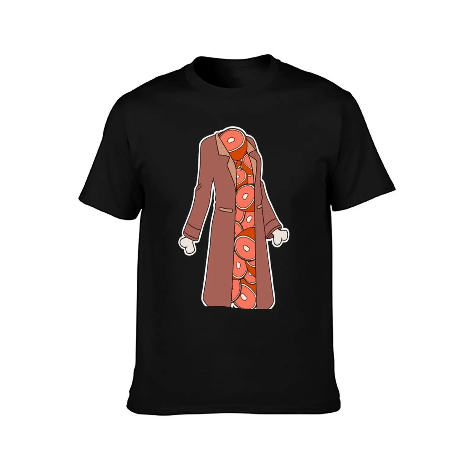 Pile of Hams T-Shirt Basic Plain Short Sleeve Crew Neck Tee T-Shirt