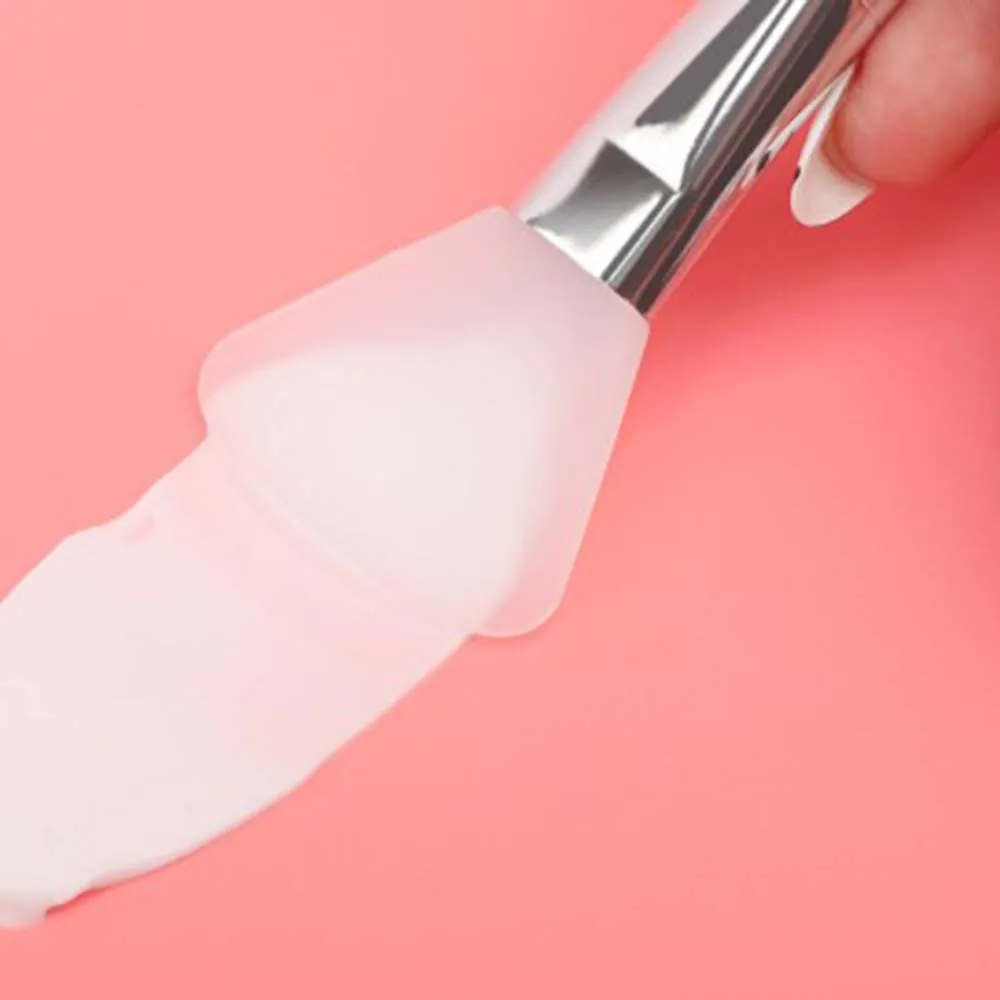 Escova de máscara de silicone reutilizável Ferramentas de cuidados com a pele Escova de mistura de lama facial Ferramenta cosmética