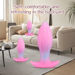 New Luminous Anal Toys Cute Soft Buttplug Female Masturbator Sex Toys For Women Skin Feeling Anal Plug Silicone Anal Dildos