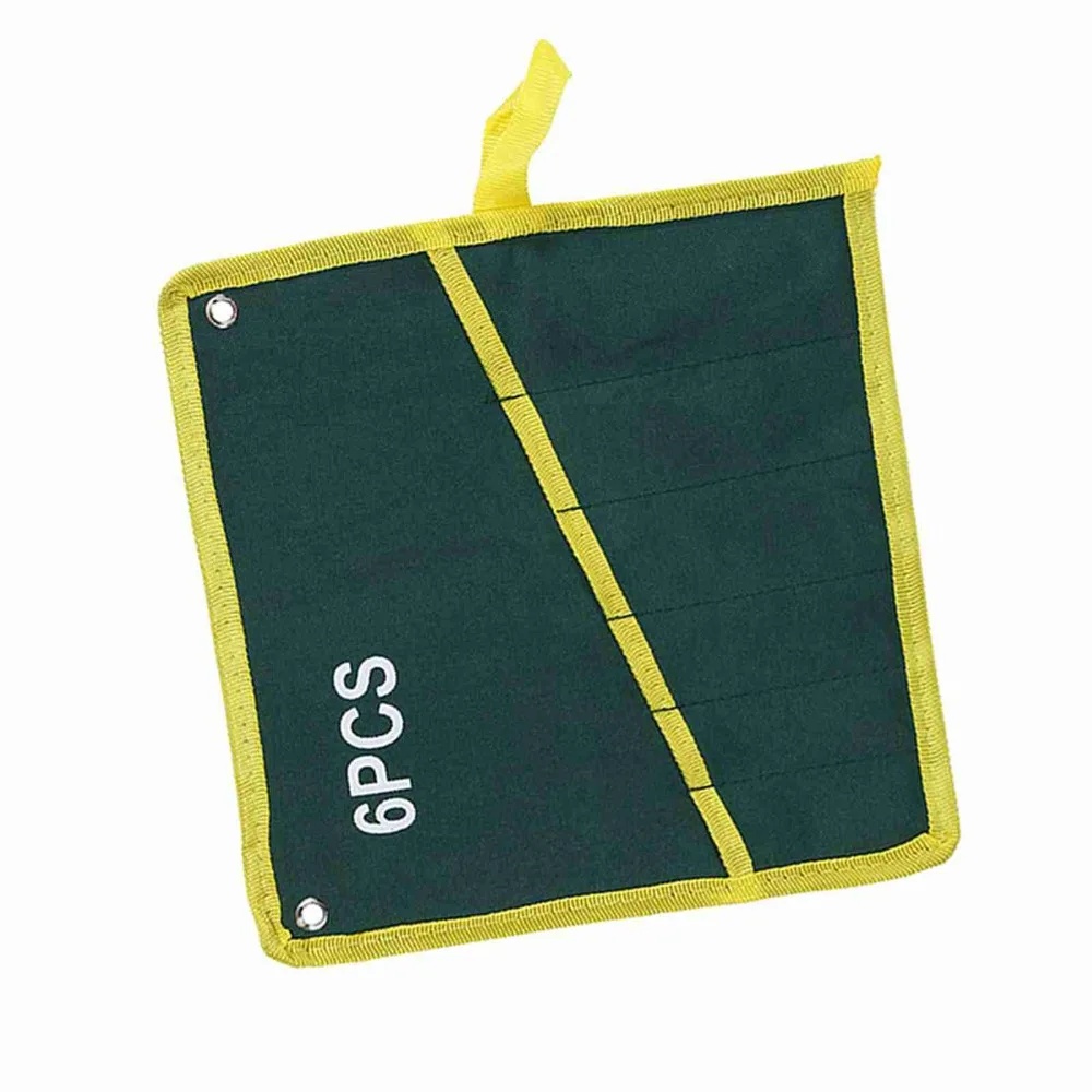 Durable Spanner Wrench Tool Bag Meltblown Cloth Polyester Wrench Storage Bag Multi Purpose Multi Pockets Wrench Roll Up Pouch