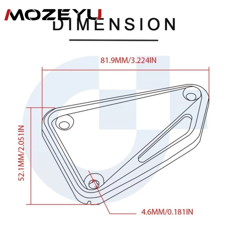 For KTM Duke 790 2017 - 2019 2020 2022 2023 2024 2025 2026 Duke790 Motorcycle Rear Front Brake Fluid Reservoir Cap Cover 790Duke