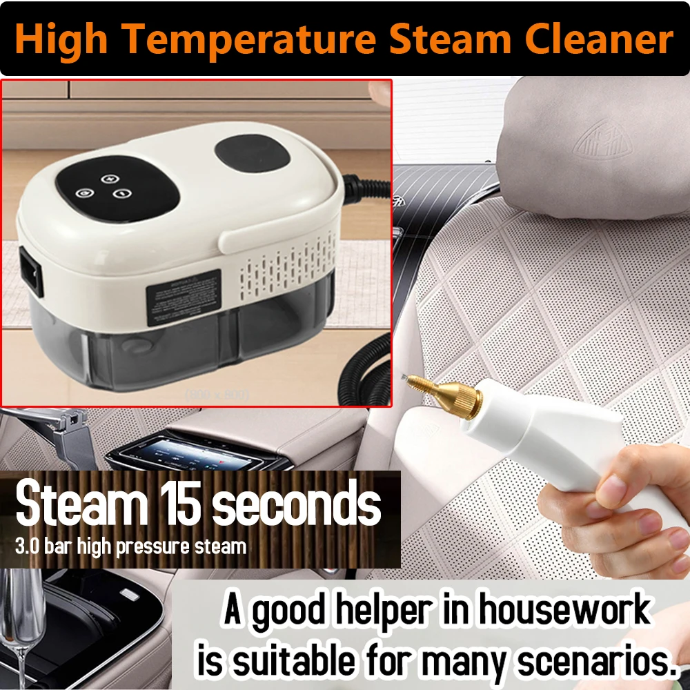 High Temperature Pressurized Steam Cleaning Washer Machine for Air Conditionor Hood Car Cleaner Home Appliance 2500W Cleaner