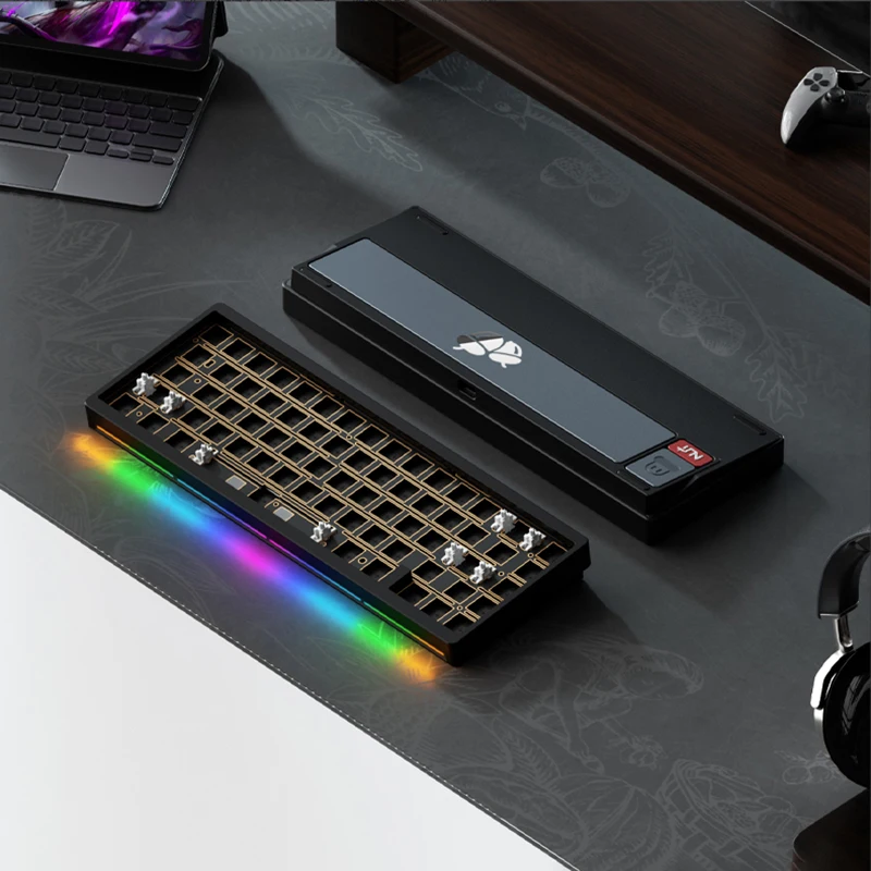 2025 WEIKAV UNT-65 Series 3 Mode Aluminum Tuo Tuo Mechanical Keyboard Kit 6000mah Long Battery Life Boys Game Essential Keyboard