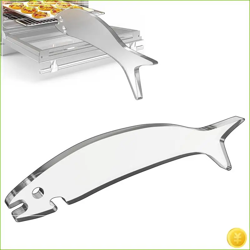 Oven Rack Hook For Sliding In-And-Out, Oven Rack Push Pull Tool Puller Stick Oven Accessory For Minimizing Burn Risks