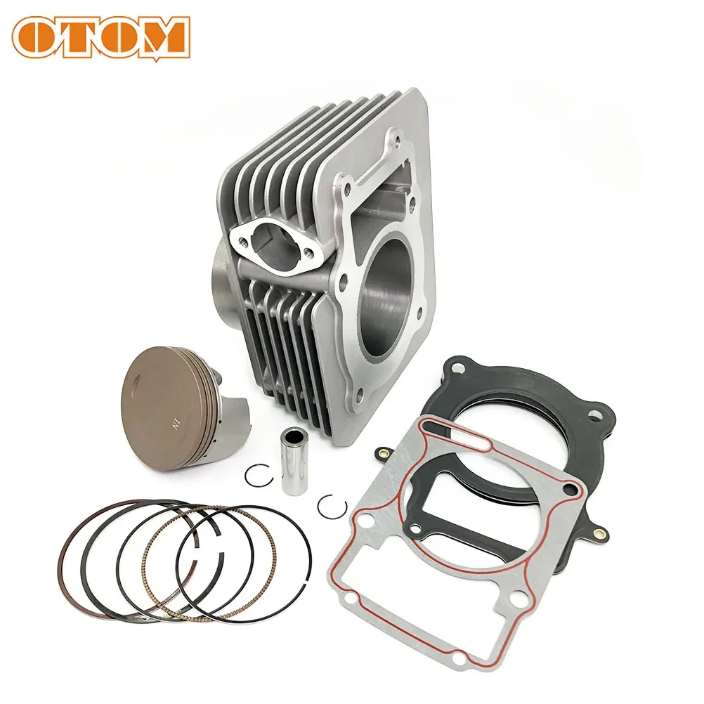 OTOM Motorcycle Air-Cooled Cylinder Set Piston Ring and Gasket Kits For ZONGSHEN ZS172FMM-3A CB250-F Engine 250CC Upgraded 300CC