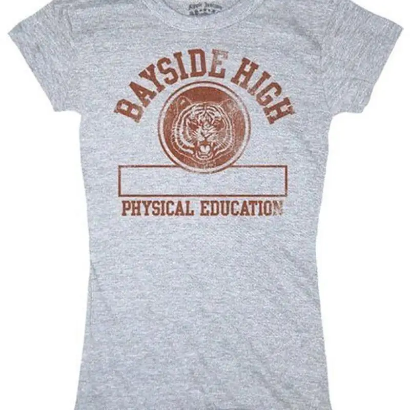 

Серая футболка для юниоров Sitcom Saved By the Bell Bayside High Physical Education