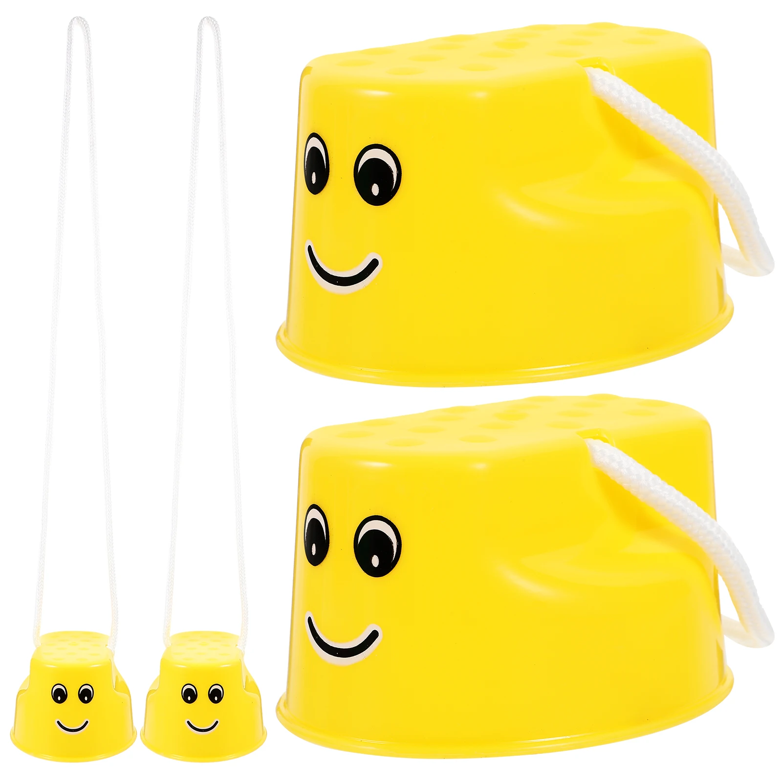 

4 Pcs Stilt Training Equipment Stilts Children Toy Stepper Kindergarten on Kids Plastic Parent-child
