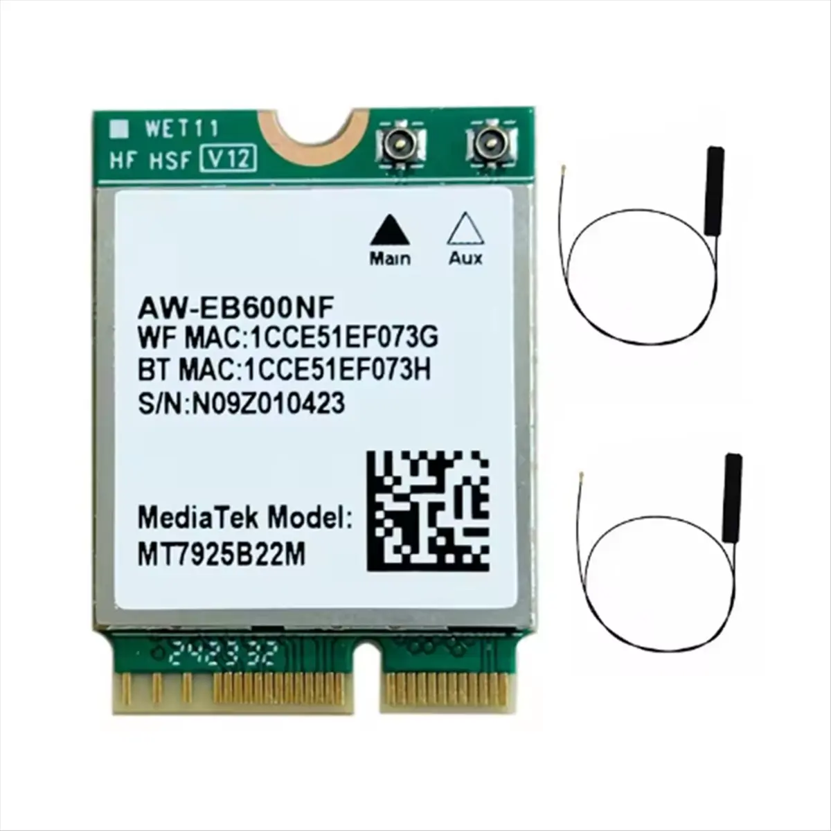 A85P MTK7925 WiFi7 Tri Band Wireless Network Card WiFi Card 2.4G/5G/6Ghz Network Wireless Adapter for Win10/Win11