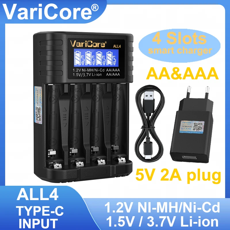 Liitokala Lii-PD2 Lii-PD4 Lii-PL4 Lii-S2 Lii-S4 18650 배터리 충전기 3.7V 리튬 이온 1.2V NiMH 26650 21700 18350 18500 AAA LiFePO4