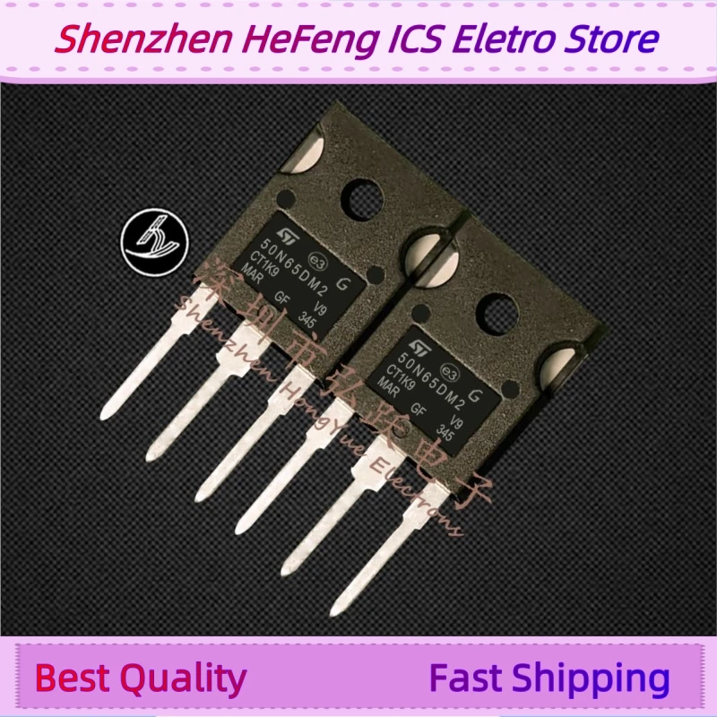 10PCS -20PCS 50N65DM2 STW50N65DM2AG  38A 650V TO-247   Fast Shipping Quality Guarantee Quick Delivery