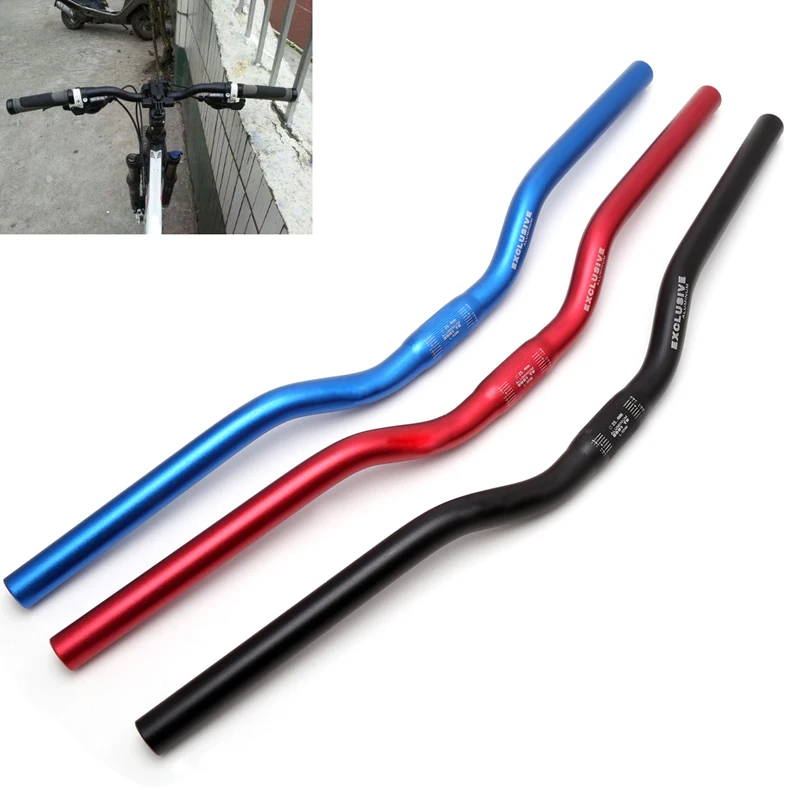 25.4mm 60cm Bar For Mountain Road Bike Aluminum Alloy Handlebar