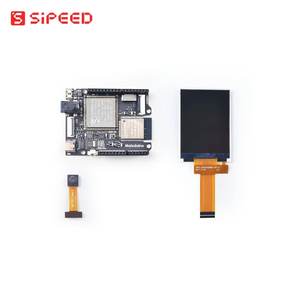 مجموعة Sipeed Duino الرئيسية ، K210 ، AI + Lot ESP32 مع كاميرا GC0328 وشاشة