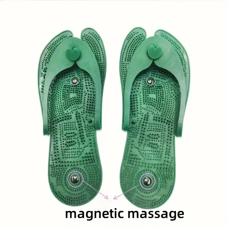 

1Pair Massage Slippers Feet Portable Silicone Acupressure Pain Relief Circulation Boost Senior Care Reflexology Therapy Footwear