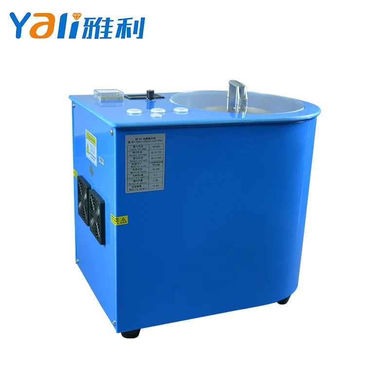 Hot Sale 220V Voltage 800W Power 5L Electrolytic Polisher Machine with Motor Titanium Tank for Gold Silver Copper