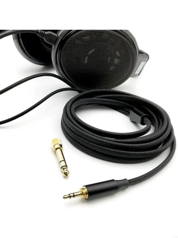 462E 3.5mm Audios Cable Replacement for HD650 HD600 HD580 HD660S Headphones Long Coppers Wire