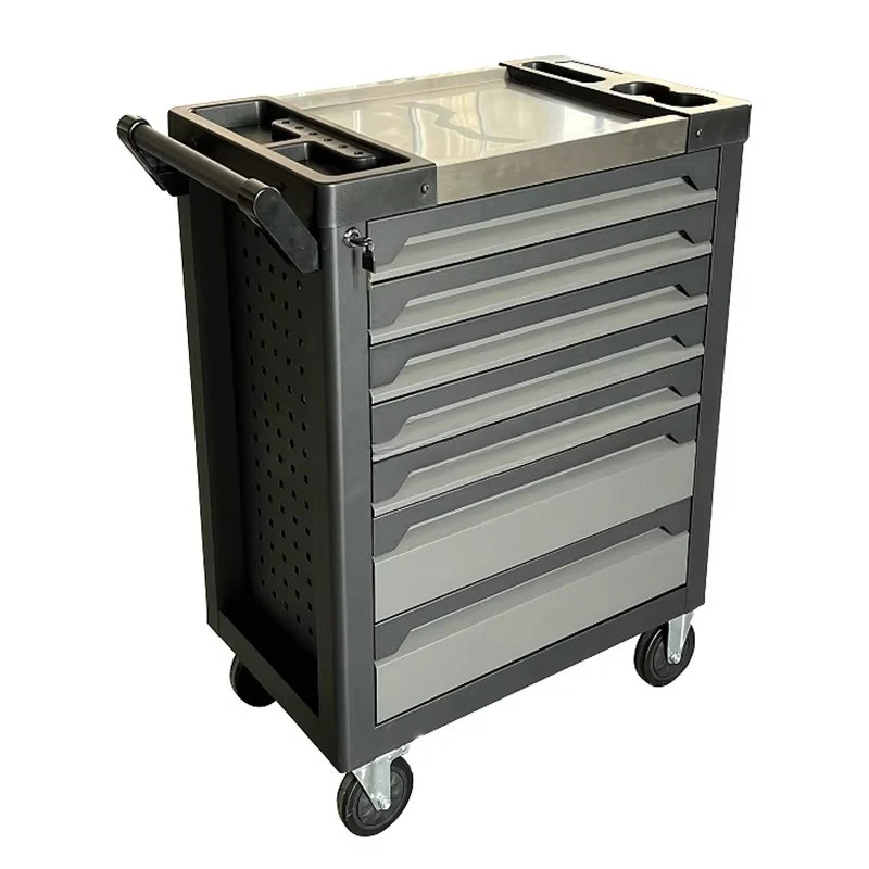 Tool storage cart trolley rolling toolbox 7-layer drawer tool cart