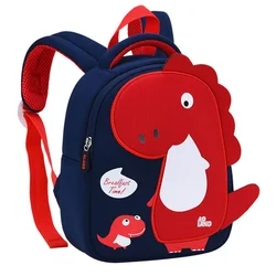 Cute Kids School Bags Kindergarten Preschool Bag Dinosaur Children Schoolbag 3-8 Years Old Cartoon Fashion Backpack for Girl Boy