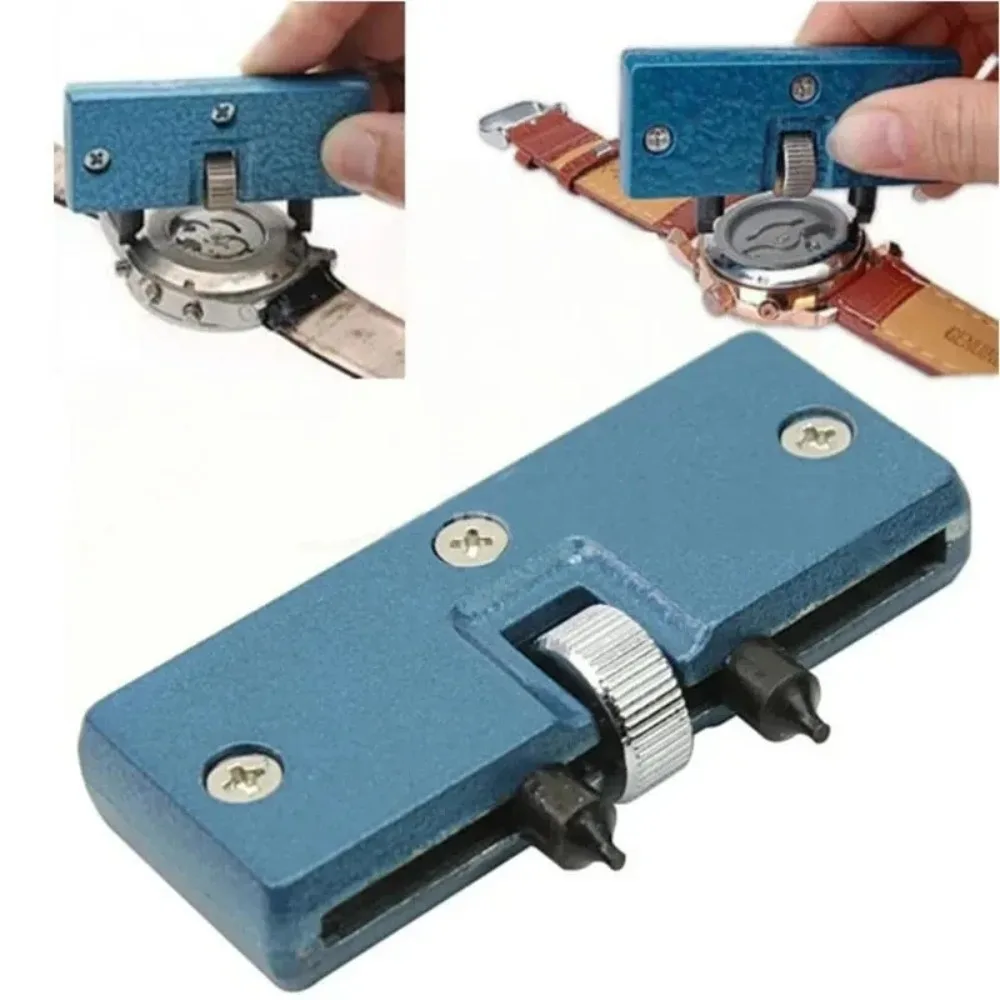 Adjustable Watch Opener Back Case Tool Press Closer Remover Wrench Screw Wrench Repair Kits Tools Watch Battery Remover