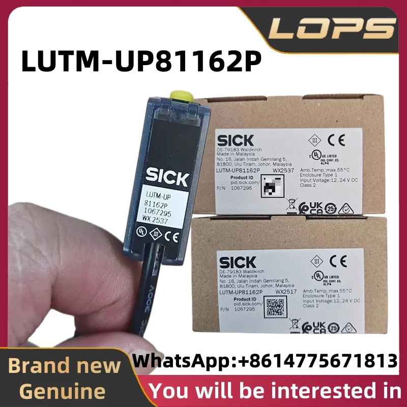 LUTM-UP81162P Brand New Original SICK 1067295 Fluorescence Sensor Suitable for Industrial Automation Control Systems